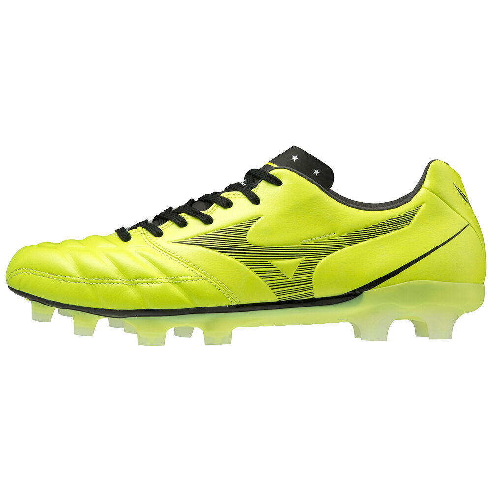 Botas de Futbol Mizuno Rebula Cup Elite Hombre Amarillo/Negras Comprar KTFH-80729